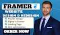 build framer website design, redesign framer website, figma to framer
