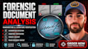 do forensic document analysis, forgery detection, fraud with a detailed report