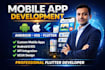 do mobile app development android ios app as your flutter developer automation