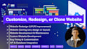 customize, redesign, or clone website