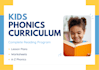 design complete kids phonics curriculum with structured program and lesson plans