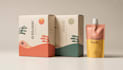 design creative box, pouch and label packaging design