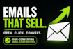write a email copy that sells