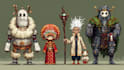 create pixel art characters