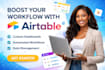 be your airtable ,softr and database expert