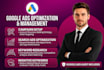 provide google ads management and search ads optimization