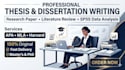 professionally edit thesis, dissertation, research paper, literature review spss