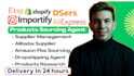 do shopify products sourcing agent alibaba supplier fba