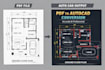 do your sketch plan to pdf layout  and auto cad drawings