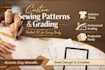 create custom garment digital sewing pattern design in printable PDF