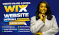 improve wix website editing wix website updates wix website optimization