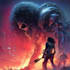 make a heavy metal cover artwork no ai