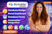 setup airtable database crm automation dashboard airtable softr web app formulas