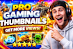 design high CTR youtube thumbnails