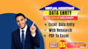 do for you data entry, web research, copy and paste