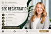 prepare edgar filing, sec registration, form d, reg cf,  full process handled