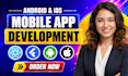 do ai mobile app development, android ios app creation, flutter app developer