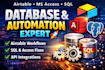 build, fix and optimize your airtable, microsoft access, sql database