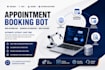 do appointment booking bot, web automation bot, browser automation, web scraping