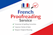 proofread and improve your french text