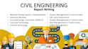 do civil engineering projects, problems, labs, assigment