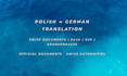 translate polish and russian to german swiss documents suva sva krankenkasse