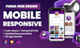 a modern figma web design and mobile responsive website
