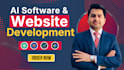 develop ai softwares for ai saas, full stack ai website or ai web app
