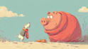 create funny illustration cartoon