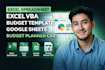 excel spreadsheet, excel vba, budget template, google sheets, budget planner csv