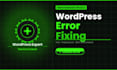 fix wordpress errors bugs and broken website