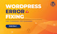 fix wordpress errors bugs and broken website