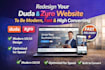 redesign your duda zyro website to be modern, fast and high converting