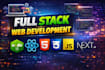 be full stack web developer, front end web developer