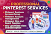 create SEO pins and boards and do pinterest blogging