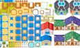 create pixel art tileset 2d topdown pixel art background rpg game map and asset