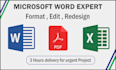 do ms word templates design, edit, format ms word document and letterhead