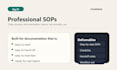 create professional sops and process documentation
