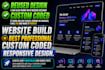 design a high converting gym website to get more members