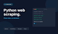 build a python web scraper with selenium or beautifulsoup