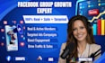 grow facebook group with real members
