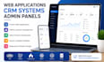 develop web applications CRM systems and admin panels