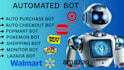 do auto checkout bot, auto purchase bot, lazada bot, pokemon bot, popmart bot