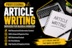 write unique article or blog content