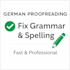 correct and improve your german text professionally