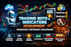 build tradingview, mt4, mt5 bot, inidcator, alert, strategy with pinescript