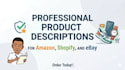 write SEO amazon and shopify product descriptions