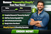 remove powered by shopify and customize your store footer