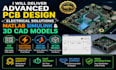 deliver advanced pcb design, electrical solutions, matlab simulink  3d cad model