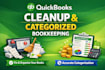 do categorize and cleanup with quickbooks